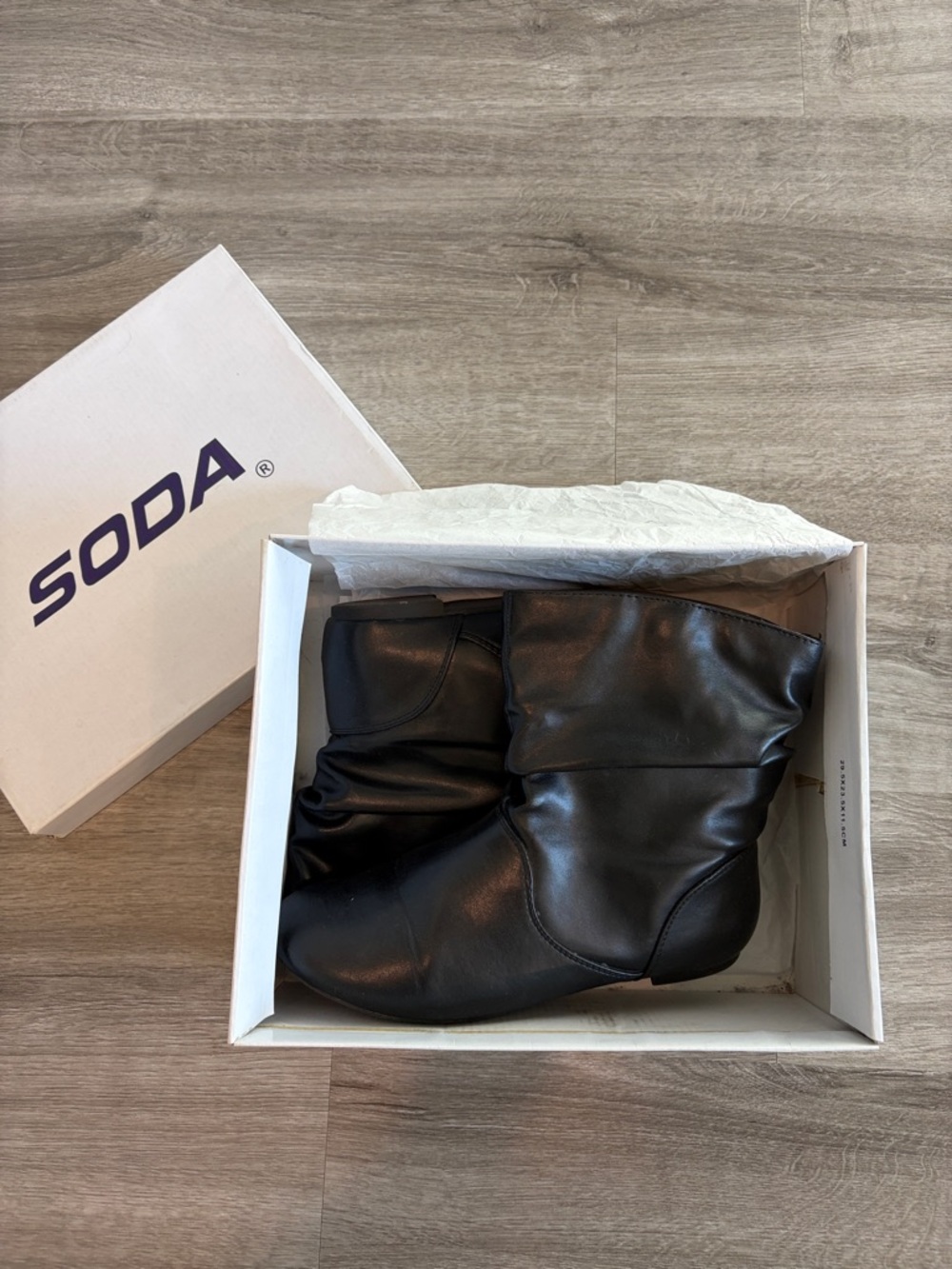 Soda black boots